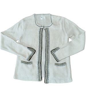 Stella Forest Cardigan With Metallic Trim Size S